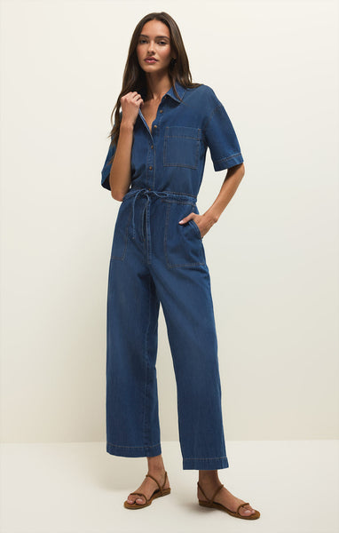 Z Supply Denim Jumpsuit