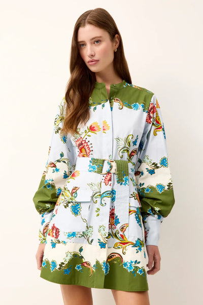 Marie Oliver L/S Floral Mini Dress