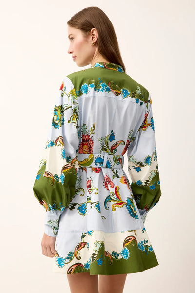Marie Oliver L/S Floral Mini Dress